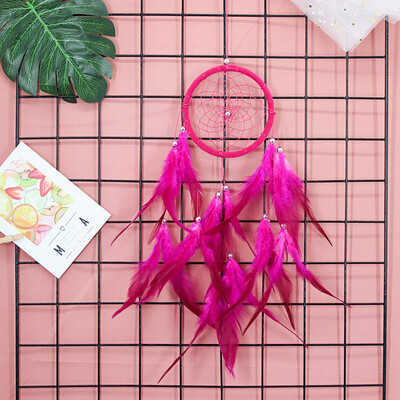 

Gobestart Feather Wind Chime Home Hanging Window Front Dream Catcher Girl Room Decoration
