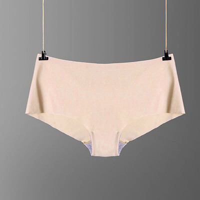 

Womens High Elastic Seamless Breathable Underwear Panties Casual Boyshorts