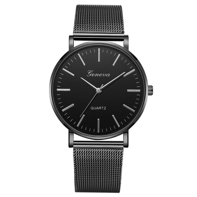

Gobestart Fashion Casual Unobtrusive Simple Single Business Net With Strap Mens Watch