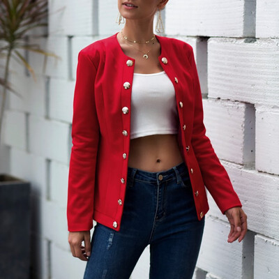 

Long-sleeved Slim Blazers
