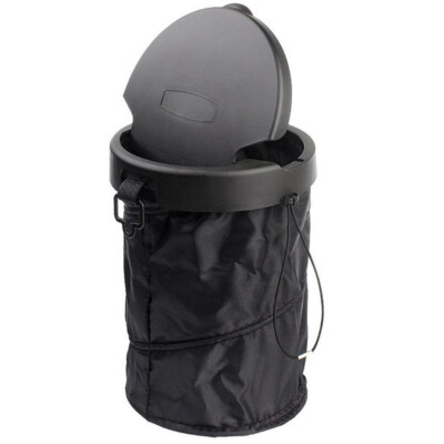 

Car Trash Bin Cans Folding Waste Dust Holder Rubbish Cases Car Organizer Storage Bag Car Foldable Garbage Bucket