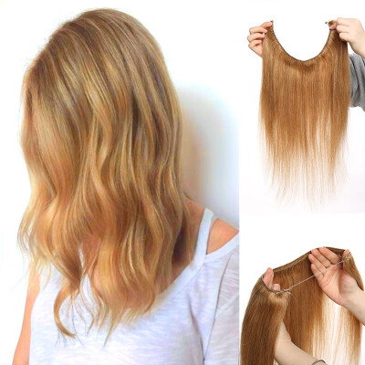 

16"18"20"22" One Piece Straight Remy Human Hair Miracle Secret Invisible Wire Hair Extensions No Clip No Glue 1pcs