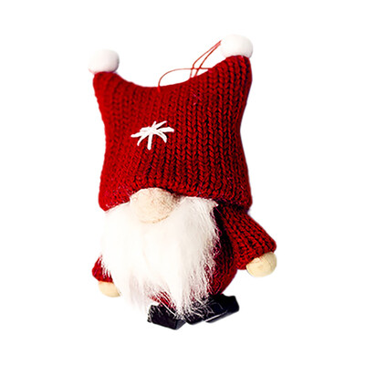 

〖Follure〗Wool Cute Gnome Doll Christmas Doll Pendant Creative Christmas Tree Decoration