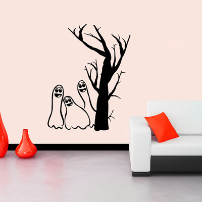 

〖Follure〗Halloween Wall Sticker Ghost Living Room Bedroom Background Decoration Stickers