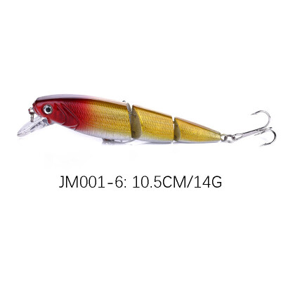 

VISSEN 1PCS 105cm 14g Multi Sections Fishing Bait Wobblers Minnow Fish Lures Artificial Bait Carp Fishing Gear