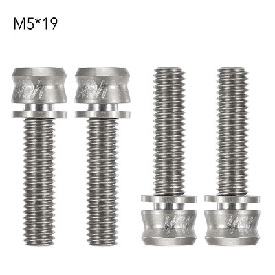 

4PCS Bicycle Bike Stem Screws Hex Bolts Ultralight Cycling Titanium Alloy Fixing Screws Accessories