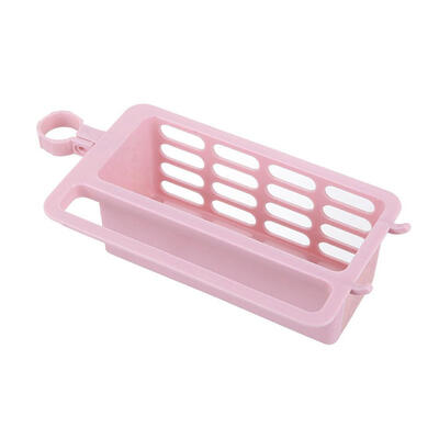 

Household Faucet Clip Drain Rack Kitchen Sink Rag Holder Soap Storage Box