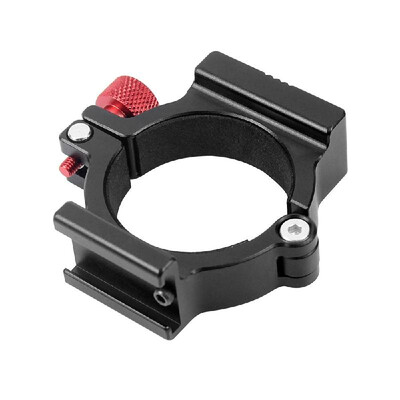 

Extension Bracket Clip Holder Adapter Ring Clamp with 14 Inch Screw Holes & Hot Shoe Mount for Microphone LED Light Photography A