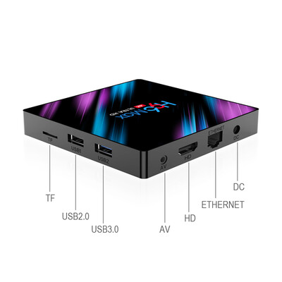 

H96 Max Smart Android 90 TV Box RK3318 Quad Core 64 Bit UHD 4K VP9 H265 4GB 32GB 24G 5G WiFi BT40 HD Media Player Display