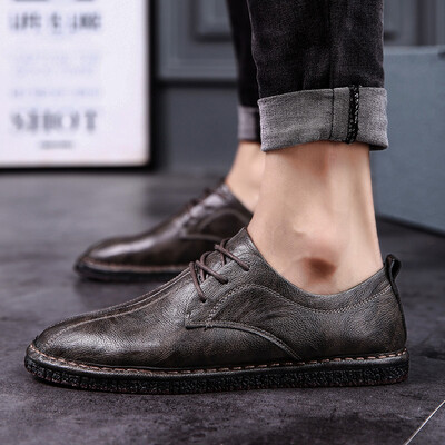 

Peas mens shoes summer Korean version of the trend of small shoes students tide shoes wild casual mens British shoes tide shoes