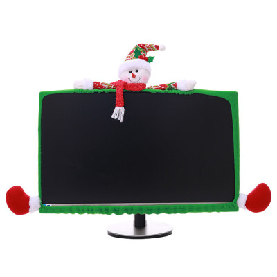 

Gobestart Christmas Hotel mall Cash register computer Dust Cover Snowman Elk Decorations