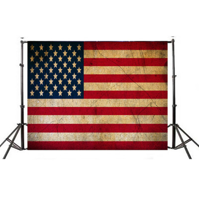 

Gobestart American Flag Background Independence Day Carnival Vinyl Photography Backdrops