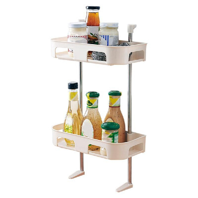 

Toilet Storage Rack Multi-Tiers Bathroom Shelf Adhesive Wall-mounted Storage Rack Over The Toilet Holder Basket Organizer No Drill