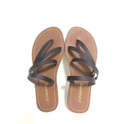 

Juliawing small wedge with delicate womens slippers fashion high-end non-slip wear-resistant 15966