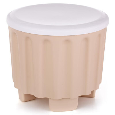 

Multi-purpose Stool with Removable Lid Stackable Stool Storing Stool Chair with Storage Function