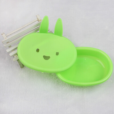 

〖Follure〗Cute Rabbit Plastic Holder Dish Soap Box Case Bathroom Washroom GN