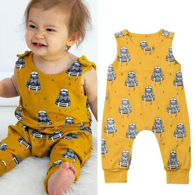 

Newborn Baby Girl Boy Cartoon One-Pieces Romper Jumpsuit Outfit Clothes 0-24M