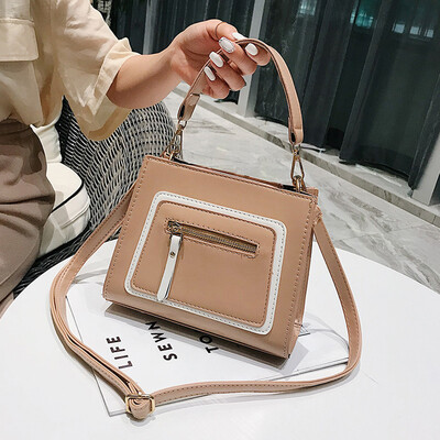 

Tailored Fashion Women Retro Geometric Leather Handle Bags Crossbody Bag Shoulder Bags
