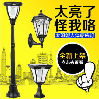 

Super bright home waterproof outdoor solar light LED garden light lawn light human body induction landscape light street light