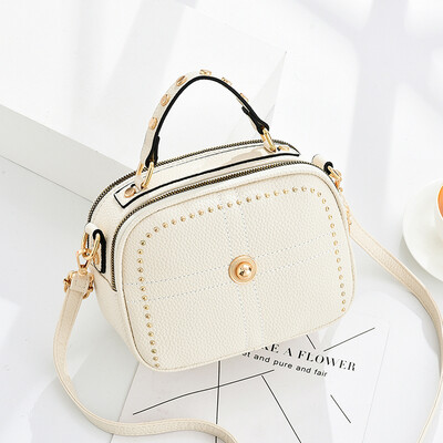 

Summer fashion ladys net red bag with one shoulder&one shoulder inclined bag