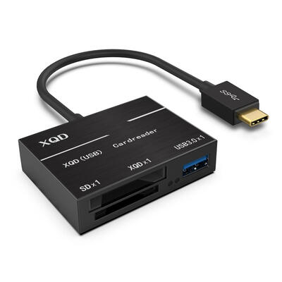 

Type C to XQD Card High Speed 500MBS USB30 HUB Memory Card Reader Adapter