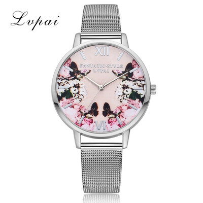 

NEW Womens Watches Fashion Elegant Stainless Steel Analog Quartz Round Wrist Watch Ladies Watches Girl Clock Zegarek Damski 233