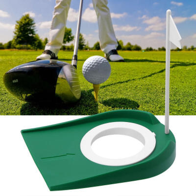 

Greensen Outdoor Golf Putting CupIndoor Outdoor Plastic Golf Putting Cup Practice Aids with Adjustable Hole White Flag