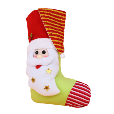 

〖Follure〗Christmas Gift Bag Santa Claus Snowman Elk Xmas Decoration Ornament Sock Decors