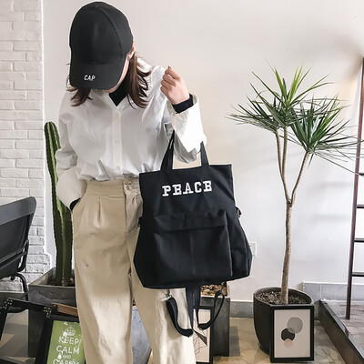 

Tailored Women Literary Simple Messenger Bag Canvas Bag Shoulder Bag