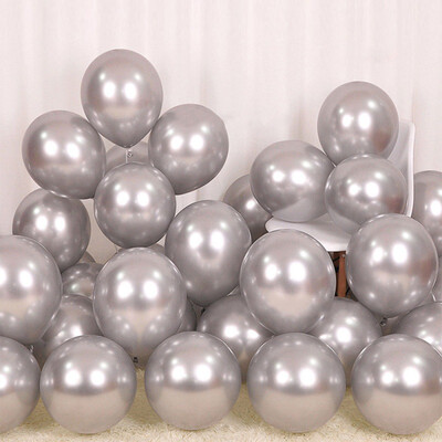 

50pcspack Colourful Latex Helium Balloons Pearl Crystal Metallic Balloon Party Decoration Balloons 12 Inch