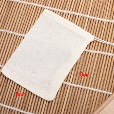 

10pcs Empty Teabags String Cotton Filter Paper Herb Loose Tea Bags Teabag LOTS