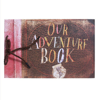 

Retro Album with Rope Kraft Paper DIY Lover Photo Album for Scrapbooking