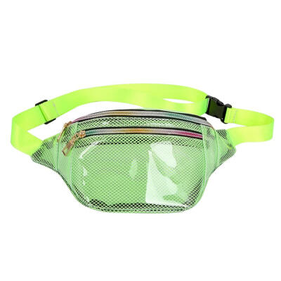 

PVC Transparent Waist Bags Belt Shoulder Fanny Packs Women Chest Handbags