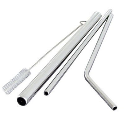 

Environmentally Friendly Stainless Steel Drinking Straws Reusable Metal Straws Dishwasher Safe