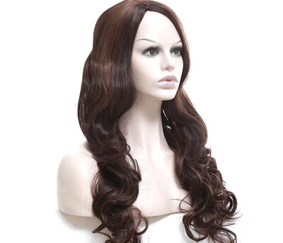 

Mid-range realistic hairstyle color pick gradient chemical fiber fake hair