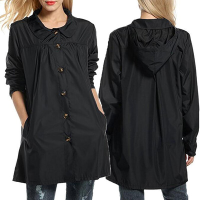 

Toponeto Womens Hooded Lightweight Outdoor Sport Waterproof Raincoat Jacket AGL