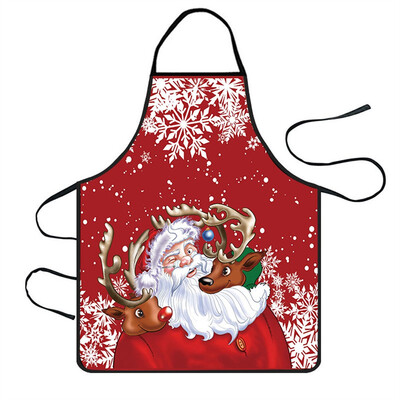 

Tailored Christmas Decoration Waterproof Apron Kitchen Aprons Dinner Party Apron