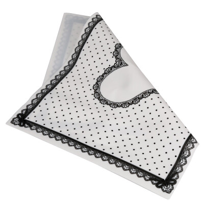 

Toponeto Beauty Nail Care Removable Hand Pillow Lace Striped Tablecloth Manicure Set