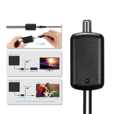

〖Follure〗TV Signal Amplifier Booster Digital HD For Cable TV Fox Antenna HD Channel 25DB