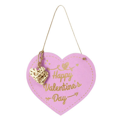 

Heart Shape Hanging Ornaments Valentine Day Decoration Tags Card Home Decor