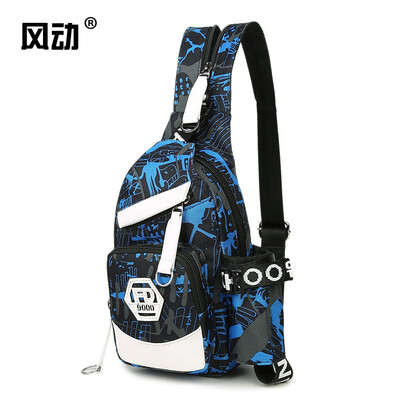

Mens Messenger Bag Oxford cloth waterproof bag chest