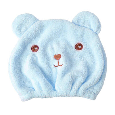 

Microfiber Hair Turban Quick-Drying Shower Cap Wrapped Towel Dry Hair Hat
