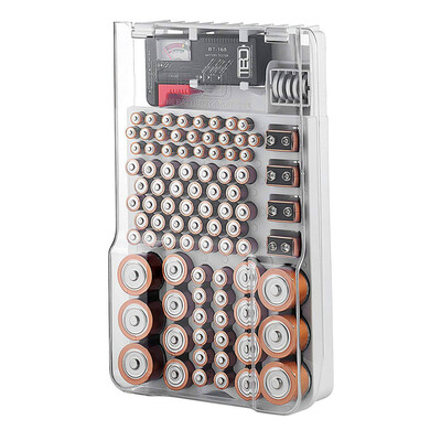 

Battery Master Battery Capacity Tester Storage Organizer Box
