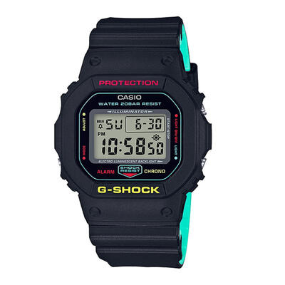 

Casio G-Shock DW-5600CMB-1 Digital Watch Multicolored Shockproof Wristwatch 200m Water Resistance