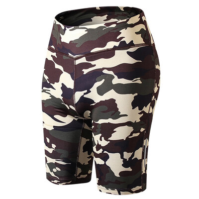 

YUERLIAN Female fitness shorts reflective strips tight pants 2045 7488