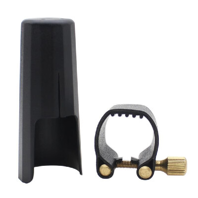 

Leather Ligature Fastener with Plastic Cap for Soprano Sax Saxphone Bakelite Mouthpiece Durable