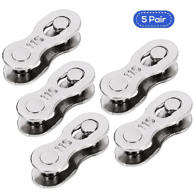 

1 Pair 5 Pair Bike Chain Link Bicycle Chain Repair Tool Bike Missing Link Bike Chain Connector 6-8S 9S 10S 11S