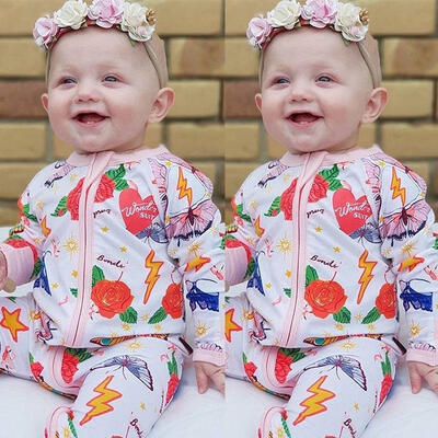 

Newborn Baby Girl Long Sleeve Romper Bodysuit Jumpsuit One-piece Outfits Clothes