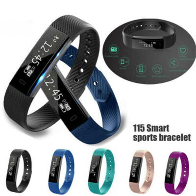 

ID115 Bluetooth Smart Watch Wristband Bracelet Pedometer Sport Fitness Tracker
