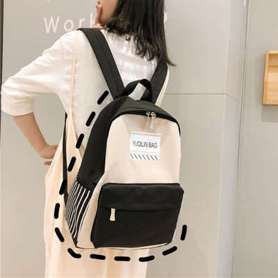 

Ins style schoolbag female Korean version of high school students early tide brand campus simple 100 ancient feeling girl shoulder